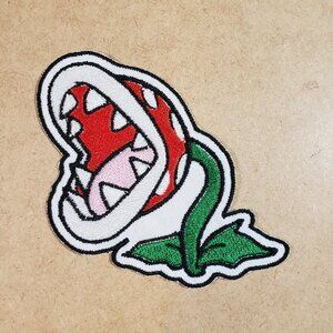 Super Mario | Fire Pirahna Iron-On Patch (2/$12 or 5/$22)
